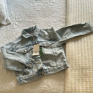 NWT ZARA KIDS Blue jeans, jacket for sides, eight through nine years old